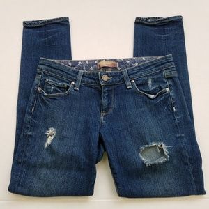 Paige Roxbury Cropped Skinny Jeans